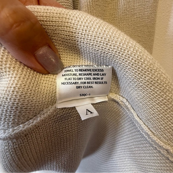 Eileen Fisher Open Front Drapey Cardigan Silk Cotton Blend Women’s Size XS - Picture 9 of 9